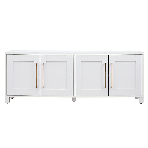 68" TV Stand for TVs up to 75" (White)
