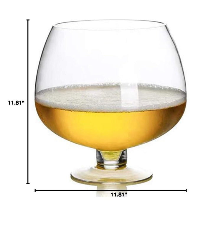 2000ml To 12000ml Super Big Crystal Glass Brandy Glasses Drink Snifters Bar Wine Surprised Drinkware (12000ML)