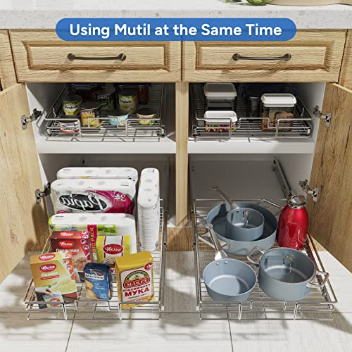 Pull Out Cabinet Organizer (1 Tier / 9"W x 21½"D)