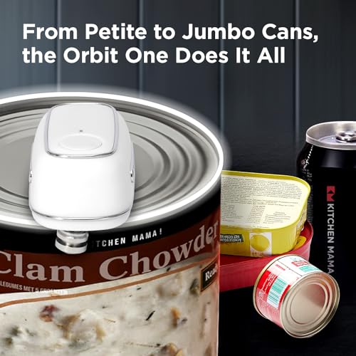 Orbit One Rechargeable Electric Can Opener (White)