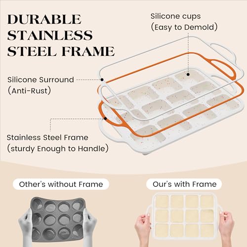Mini Brownie Pan with Dividers (Square / 2.5 inch)