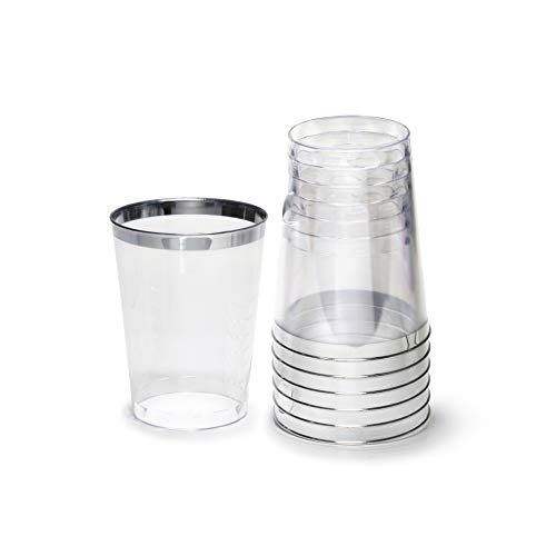 OCCASIONS " 960 Piece set (960 Piece (120 Guest) / I. Imperial White & Silver Rim)