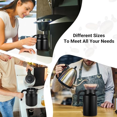 Small Insulated Coffee Carafe (Black / 27 Ounces)