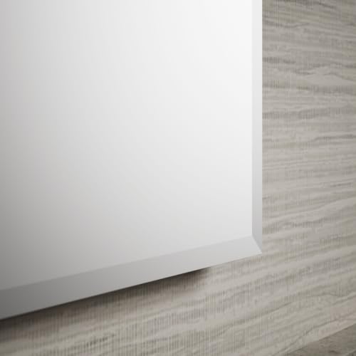 Frameless Bathroom Mirror Medicine Cabinet (Beveled Edge / 20 in. x 26 in.)