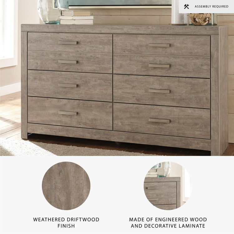 Culverbach Scandinavian 6 Drawer Dresser (6 Drawer Dresser)