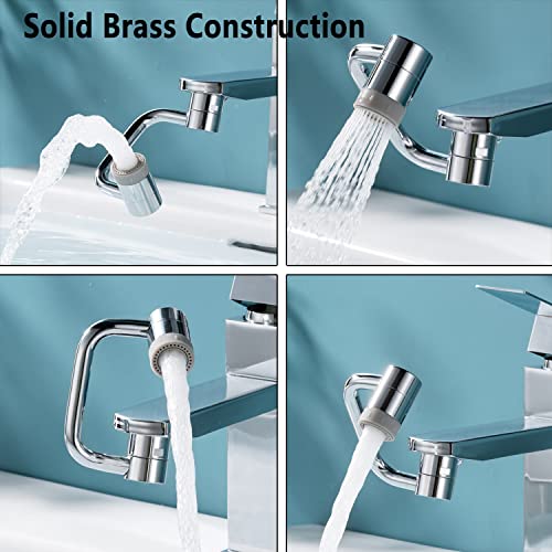 Universal 1080° Rotating Faucet Extender Aerator (Chrome-2 Packs)