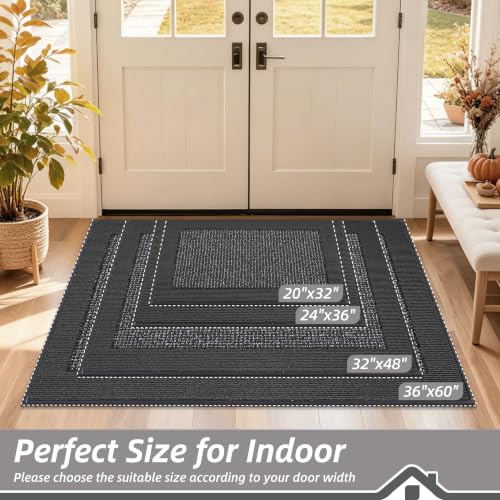 Indoor Door Mat 36" x 60" (Charcoal / 36" X 60" (Rectangular))