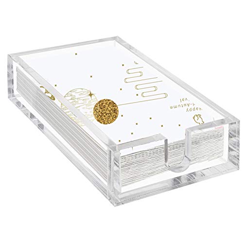 Acrylic Napkin Holder (9.05"L x 5.51"W x 2.56"H)