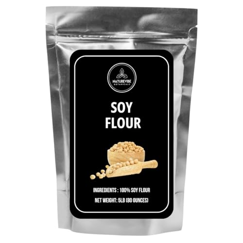 Defatted Soy Flour 5 lb (80 Ounce (Pack of 1))