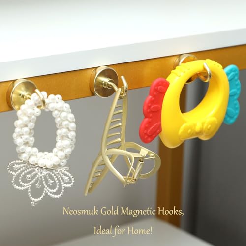 Magnetic Hooks (Gold / 1.02 inches)