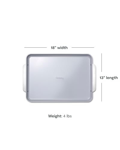 Non Stick Ceramic (White / Large 18" x 13")