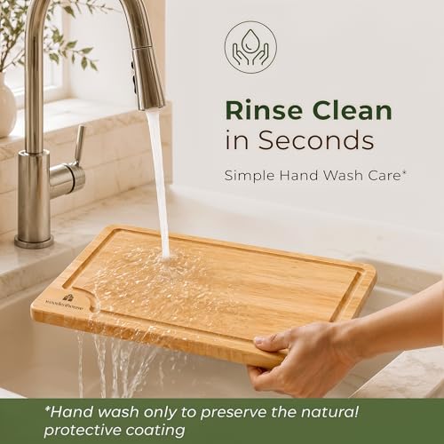 Bamboo Cutting Boards for Kitchen Set of 3 (Set of 3)