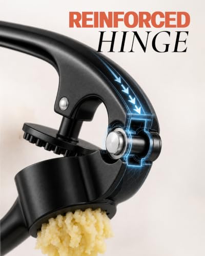 Premium Garlic Press Set (Large | Black)