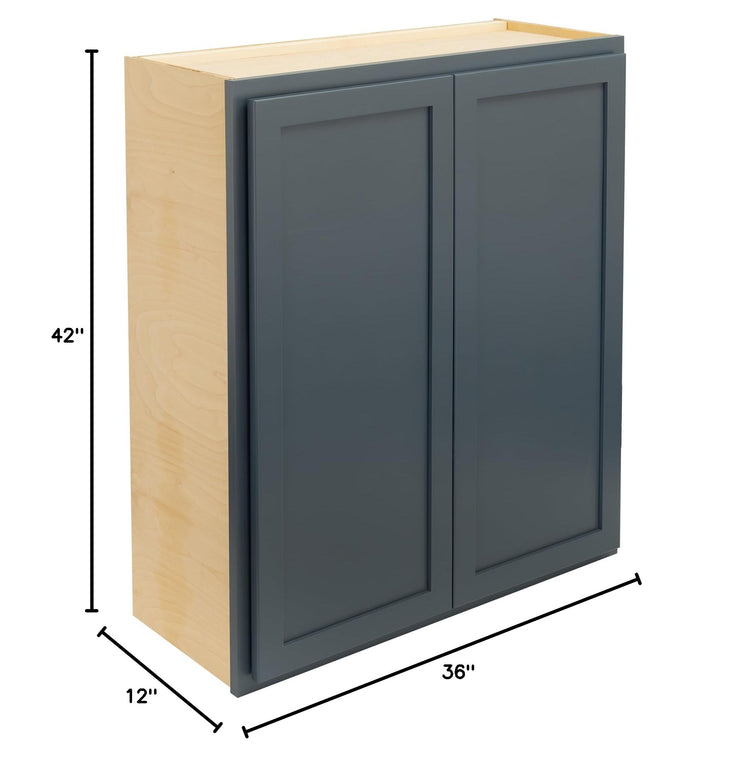Quicklock RTA (12"D x 36"W x 42"H Standard / Needlepoint Navy)
