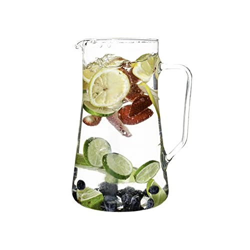 Large Glass Pitcher With Spout (2.5 Quart Traditional)