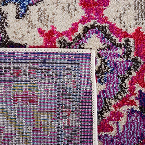 Monaco Area Rug 5'1"x7'7" (5'1" x 7'7" (Rectangular) / Violet/Fuchsia)