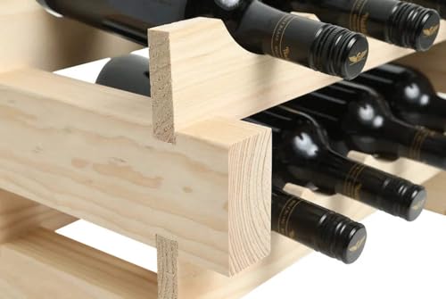 48 Bottle Wine Rack Dark Stain (Dark Stain)