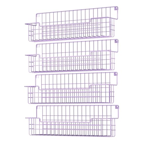 Spice Rack Wall Mount (Purple-4 Pack)
