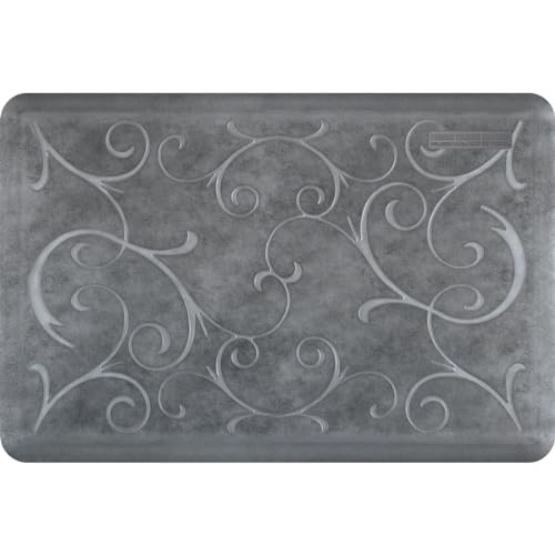 Bella Collection Anti (Slate / 36"L x 24"W x 0.8"Th)