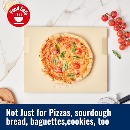 Large Pizza Stone (20" x 13.5" x 0.67" Natural)
