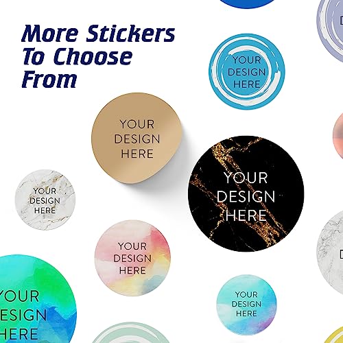 100 Custom Vinyl Stickers (Brown / 1.5x1.5)