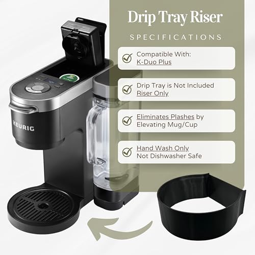 Drip Tray Mug (K-Duo Plus 2.5 Inches Tall / Black)