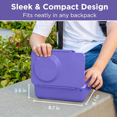 OmieBox UP Kids Insulated Bento Box (Galaxy Purple)