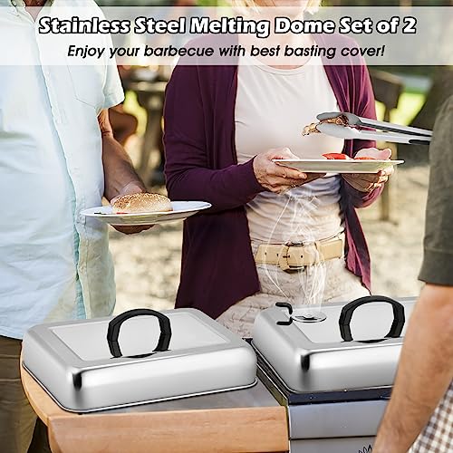 Melting Dome 2Pcs (1 Solid Dome + 1 Lid with vent)