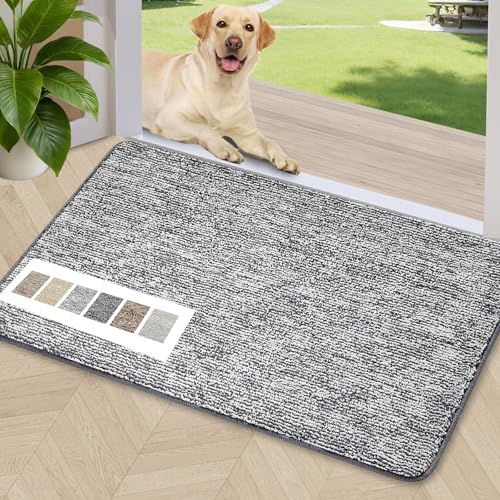 Indoor Doormat 20"x32" (Dark Grey / 1'8" x 2'8")