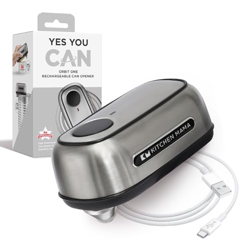 Orbit One Stainless Steel Rechargeable Electric Can Opener (Stainless Steel)