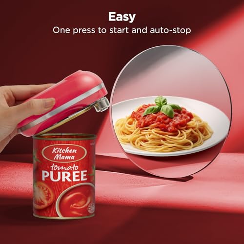 Mini Plus Rechargeable Electric Can Opener (Red)