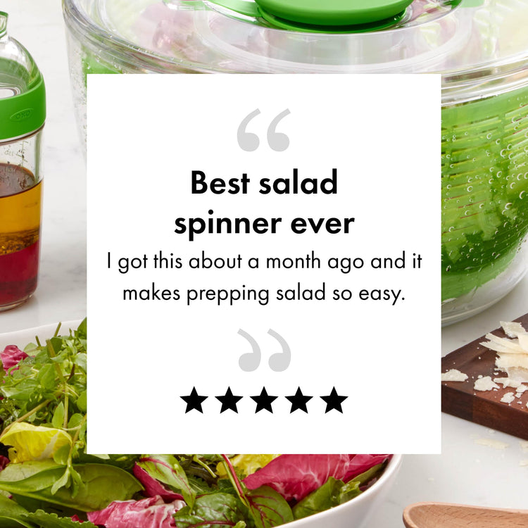 Good Grips 6.22 Qt Salad Spinner (Green / Large)