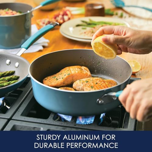 Cucina 12 Piece Cookware Set (Agave Blue / 12 Piece Porcelain Enamel)