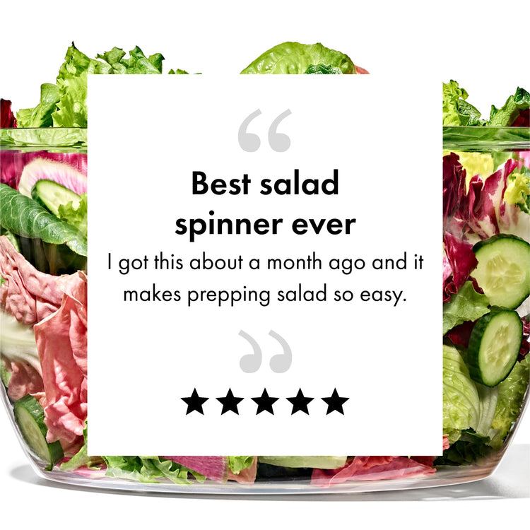 Good Grips 6.22 Qt Salad Spinner (White / Large)