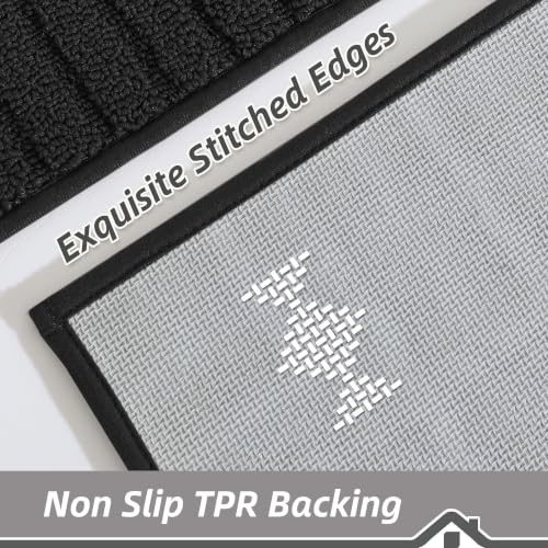 Kitchen Rugs 20"x30" (Black / 20" X 30" (Rectangular))