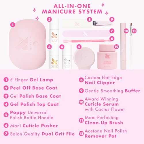 Gel Mani System Set with LED Lamp