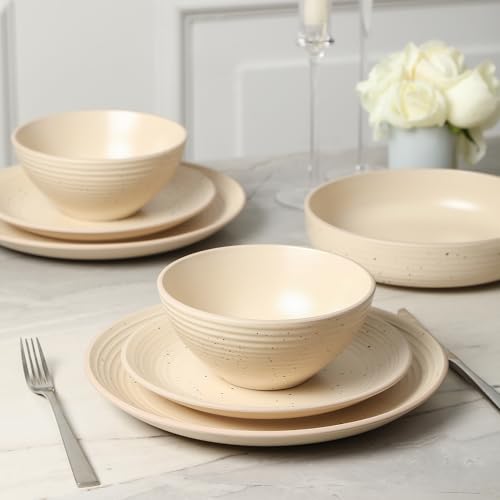 Lauren Modern Stoneware 32 (32-Piece Service for 8 / Beige)