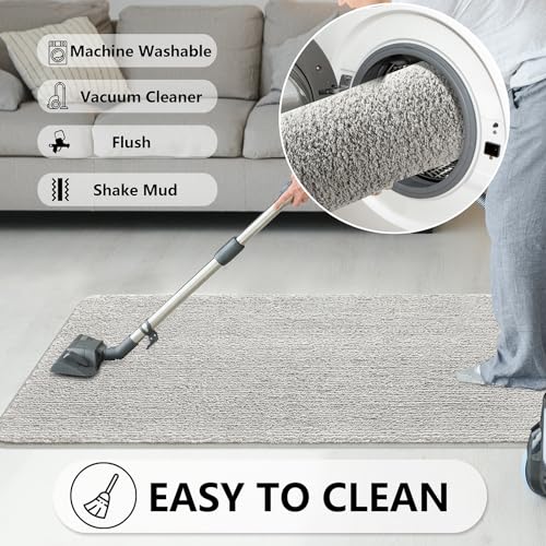 Dirt Trapper Door Mat 24" x 36" (Grey / 2' x 3' (Rectangular))