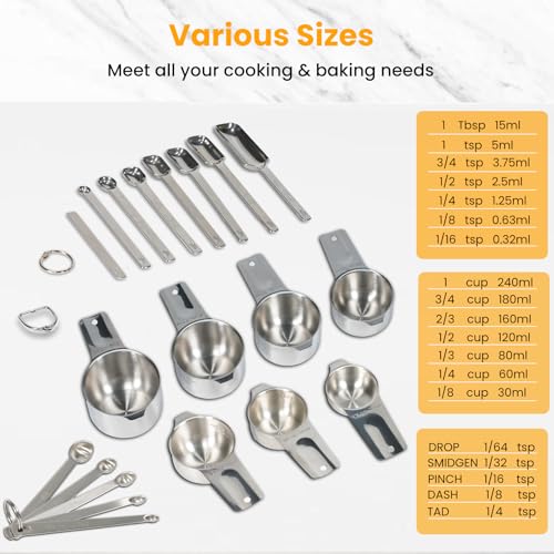 20PCS Measuring Cups and Spoons Set (Set of 20)
