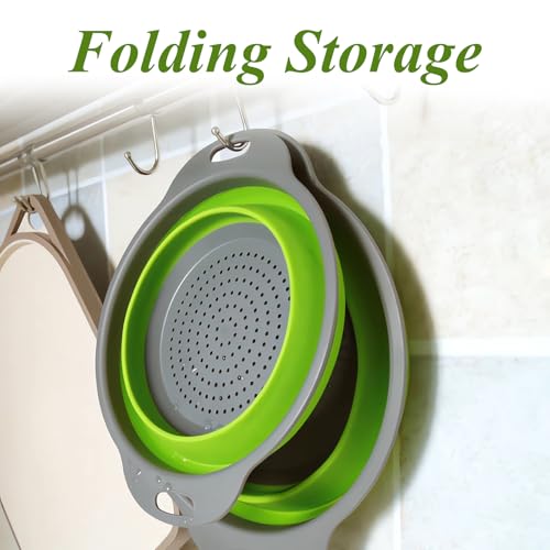 Collapsible Colander Set of 3 (Green)
