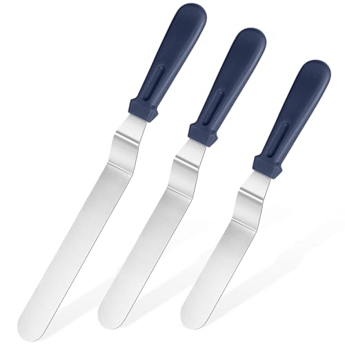 Offset Icing Spatula Set (Midnight Blue (6", 8", 10"))