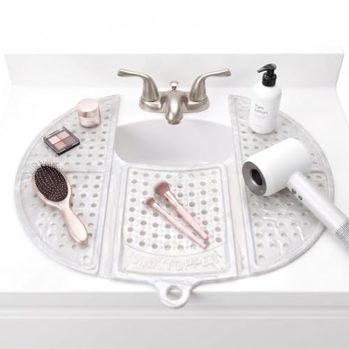 Bathroom Sink Cover for Counter Space (Standard / White)