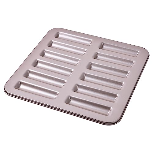 Financier Cake Pan (11.0"D x 11.0"W x 0.6"H / Champagne Gold)
