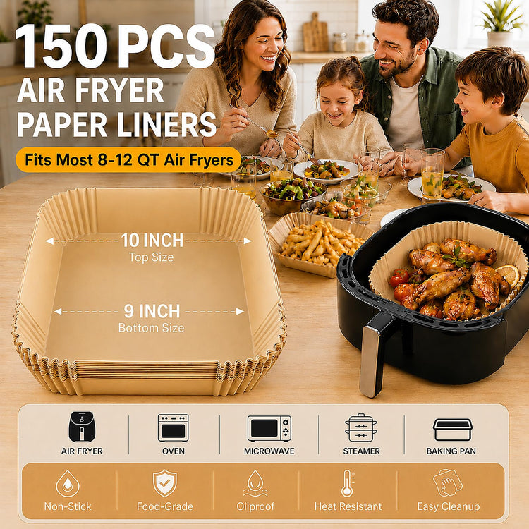 10 Inch Air Fryer Liners Disposable (10in)
