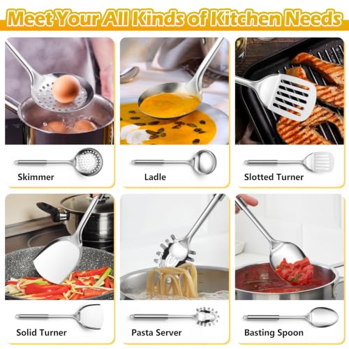 Stainless Steel Kitchen Utensil Set of 6