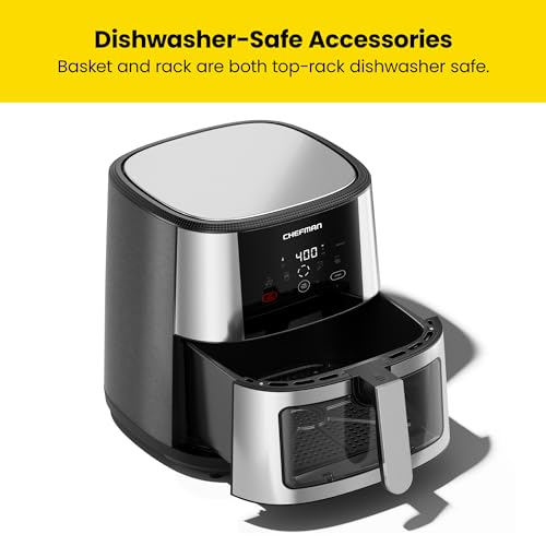 Easy View Air Fryer (8.0 Quarts / Stainless steel)