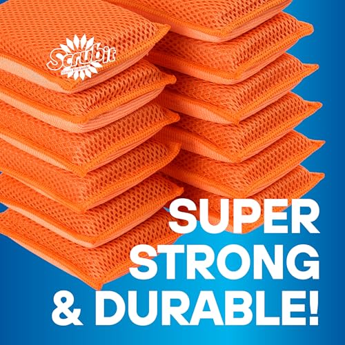 Reusable Sponges for Dishes (Orange)