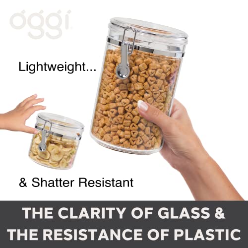 Large Clear Canister with Clamp Lid (72-Fluid Ounce / Canister)