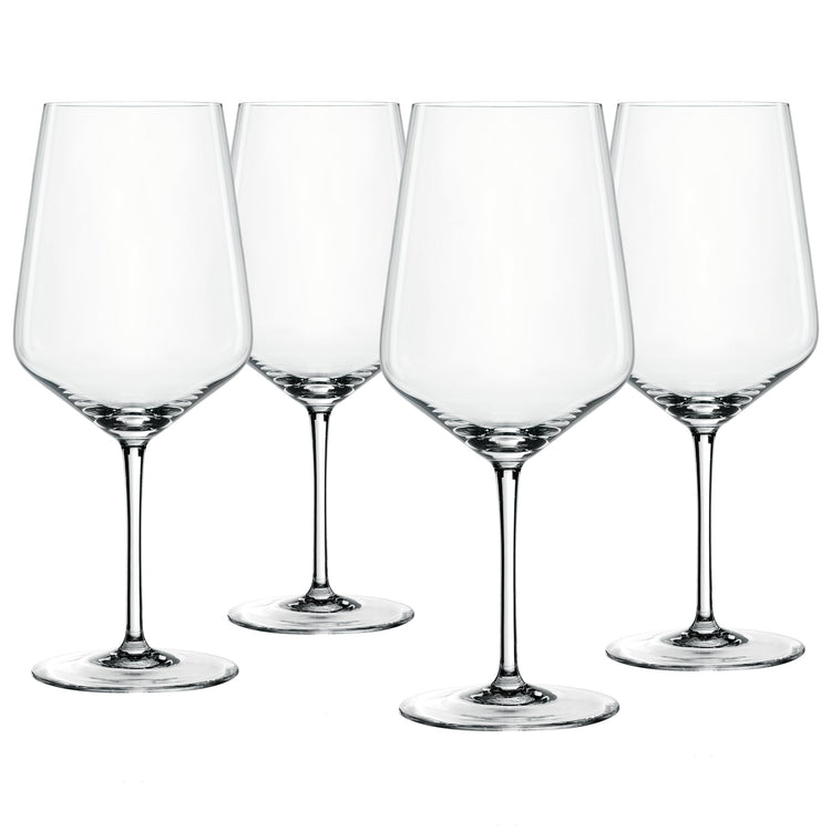 Style Red Wine Glasses Set of 4 (Red Wine Glasses)