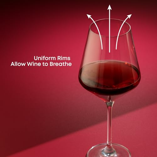 Layla Italian Red Wine Glasses (Red Wine Glasses)